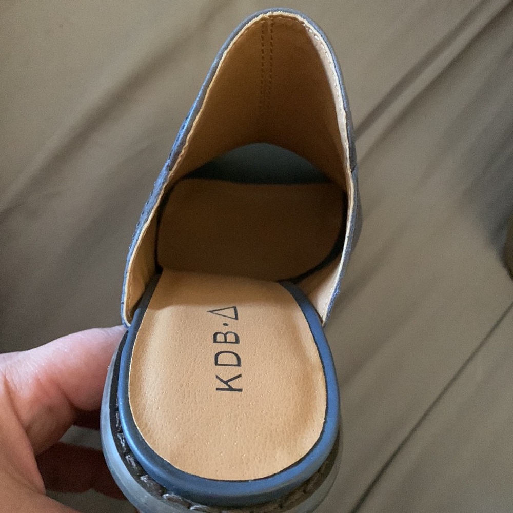 Kelsi Dagger Brooklyn “Bowery” Denim Mules - Picture 7 of 11